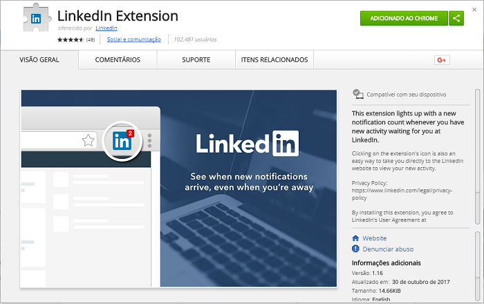 Linkedin Extension